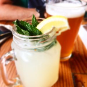 Homemade lemonade  at The Cafe in Key West