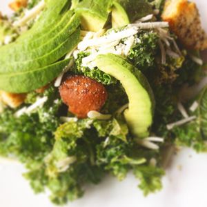 Kale cesear salad  at The Cafe in Key West