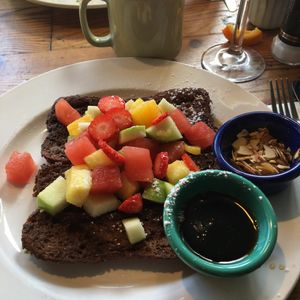Vegan french toast at The Cafe in Key West