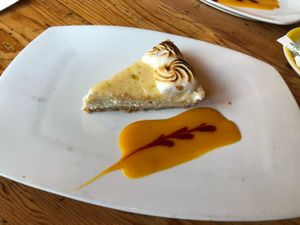 Vegan key lime pie cheesecake at The Cafe in Key West