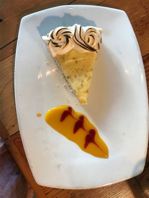 Vegan key lime pie at The Cafe in Key West