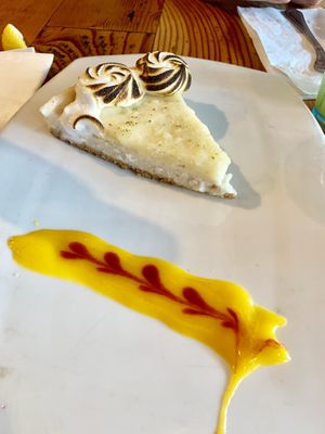  Vegan Key Lime Cheesecake  at The Cafe in Key West