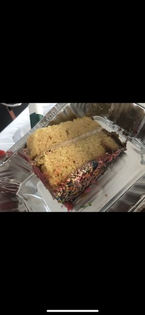 Vegan birthday cake at The Cafe in Key West