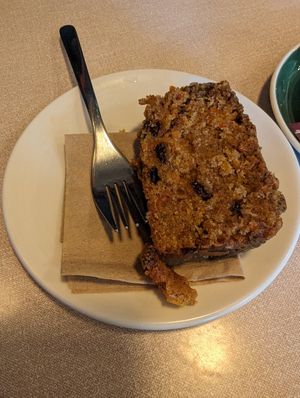 Vegan carrot and apple cake at Crol & Co in South East London