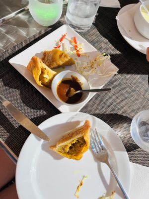 Samosa vegan  at 7 Hills Indian Restaurant in Lagos