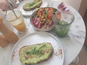  at Black and White Coffee Shop in Lagos