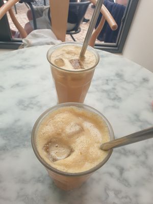  at Black and White Coffee Shop in Lagos