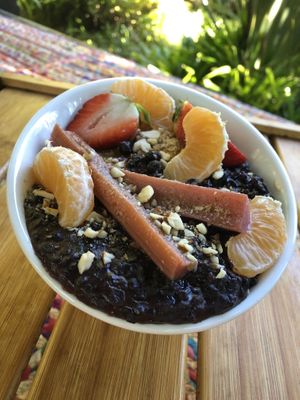 Black rice porridge at Bamboo Buddha in Holgate