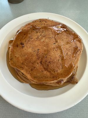 Vegan chunky monkey pancakes  at Bella Vida Cafe in West Cape May