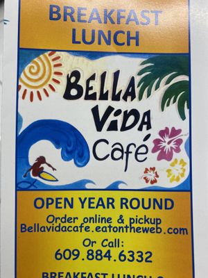 Lovin their breakfast always ❤️ at Bella Vida Cafe in West Cape May