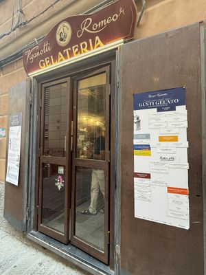   at Gelateria Romeo Viganotti in Genoa