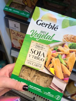 Vegan “chicken” - found inside the supermarket at El Corte Inglés in Mallorca