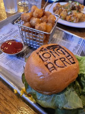 Impossible burgerr  at The Long Acre in New York City