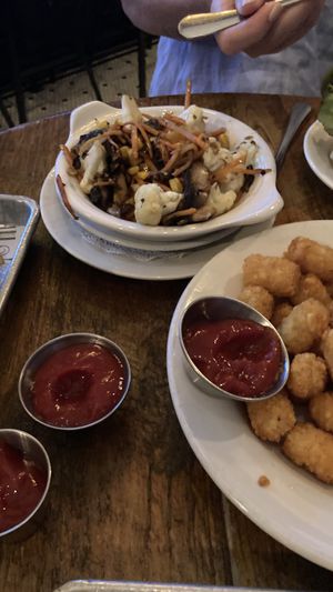 Sautéd veggies  at The Long Acre in New York City
