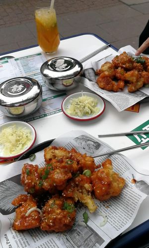 Cauliflower Tofu Combo at Kkokki Vegan House in Hamburg