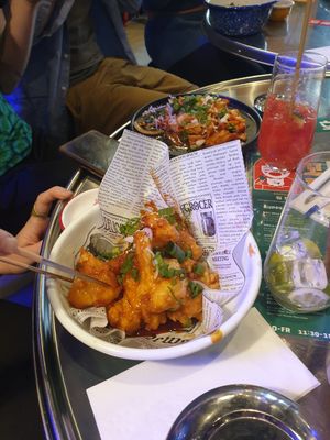 Couliflower & Tofu Combo at Kkokki Vegan House in Hamburg