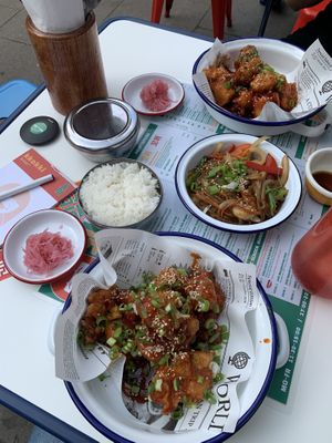 Cauliflower and Glas Noodles Side Dish  at Kkokki Vegan House in Hamburg