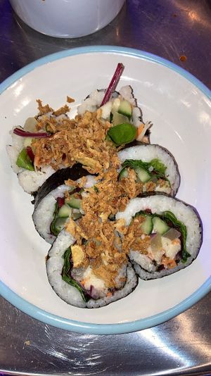 Kimbap  at Kkokki Vegan House in Hamburg