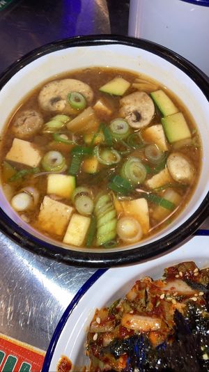 Densang soup  at Kkokki Vegan House in Hamburg