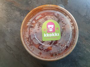 Take away container at Kkokki Vegan House in Hamburg