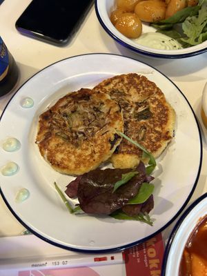 Cannot remember the name o' these but they vere yummy!!  at Kkokki Vegan House in Hamburg