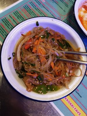 Japchae it is! at Kkokki Vegan House in Hamburg