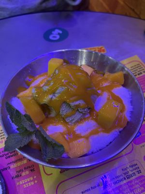 Mango desert   at Kkokki Vegan House in Hamburg