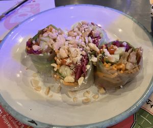 Spring rolls  at Kkokki Vegan House in Hamburg