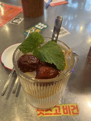 Orange Ginger Jujubee Tea  at Kkokki Vegan House in Hamburg