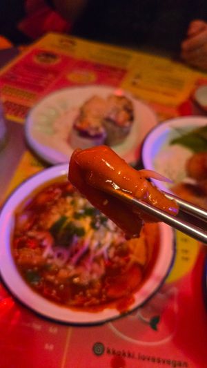 Ttoppoki at Kkokki Vegan House in Hamburg