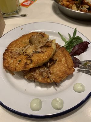 Potato appetizer  at Kkokki Vegan House in Hamburg