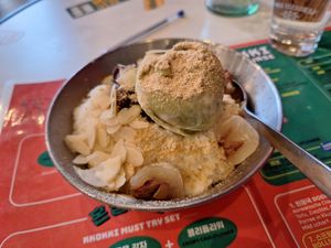 Bingsu mit Conggaru at Kkokki Vegan House in Hamburg