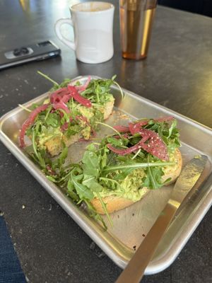 Avocado toast  at Easy Luck in Orlando