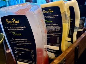 vegan sauces  at Peter Pane in Magdeburg