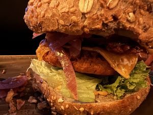 vegan burger  at Peter Pane in Magdeburg