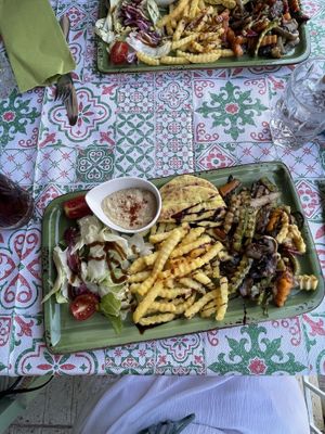 Vegan Giros   at The Old Village in Kefalonia