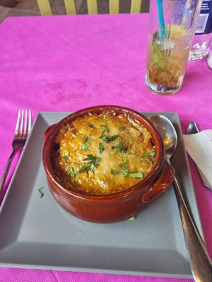 Vegan moussaka at The Old Village in Kefalonia