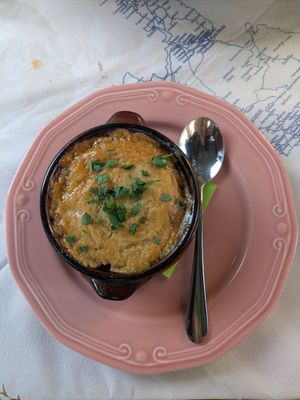 Vegan moussaka at The Old Village in Kefalonia