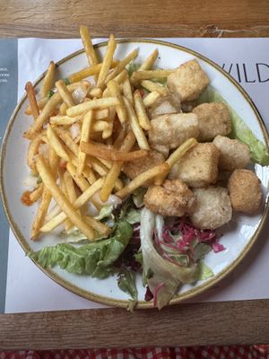 Salt and Chilli tofu  at Bonnie & Wild in Edinburgh