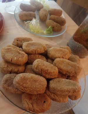 Gluten free Croquetas at Organic Ume in Barcelona