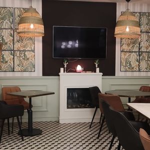 Inside the restaurant. at Organic Ume in Barcelona