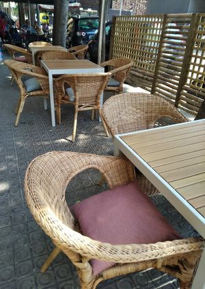 Our outside terrace.  at Organic Ume in Barcelona