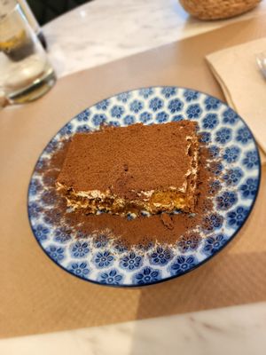 Tiramisu at Organic Ume in Barcelona