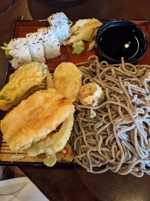 Soba noodles, vegan sushi, and tempura at Yoshimatsu in Tucson
