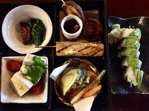  Vegetable Matsu Bento  at Yoshimatsu in Tucson