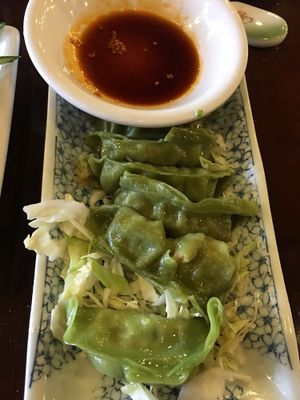 Veggie dumplings at Yoshimatsu in Tucson
