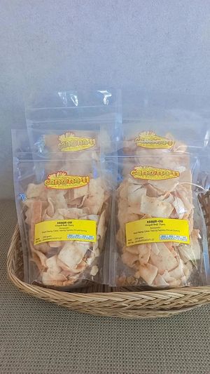 100% vegan, banana crackers at Plant Based in 