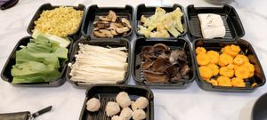 Steamboat,Vegetarian meatballs alone at Plant Based in 