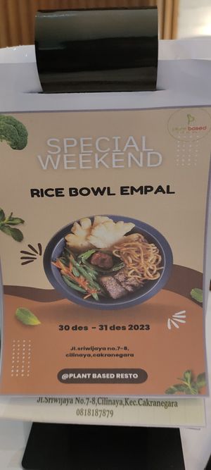 新菜单 at Plant Based in 