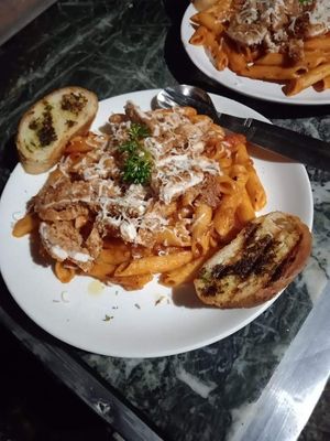 Pasta at Nonstop Cafe and Homestay in Manali